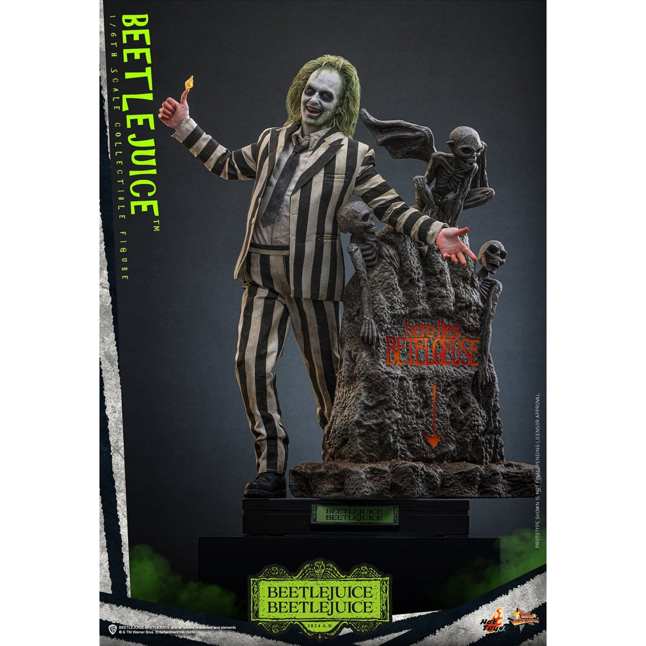 Image produit Beetlejuice figurine articulée Masterpiece 1:6 - Beetlejuice