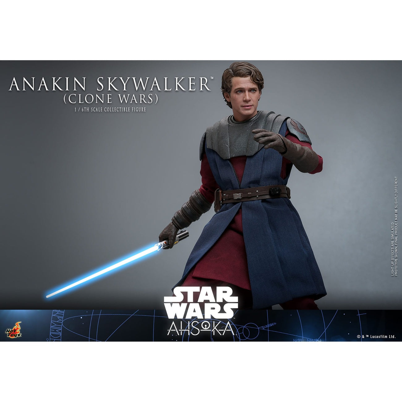 Image produit Star Wars : The Clone Wars - Figurine articulée Anakin Skywalker échelle 1:6