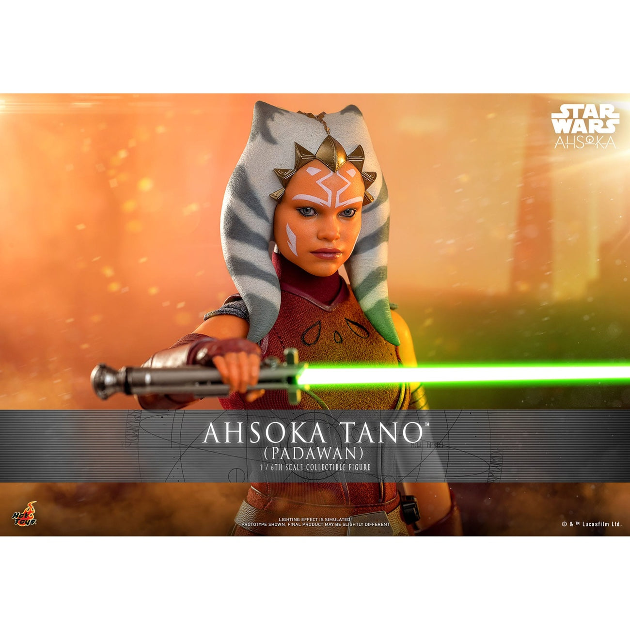 Image produit Figurine articulée Ahsoka Tano (Padawan) 1:6 - Star Wars : Ahsoka