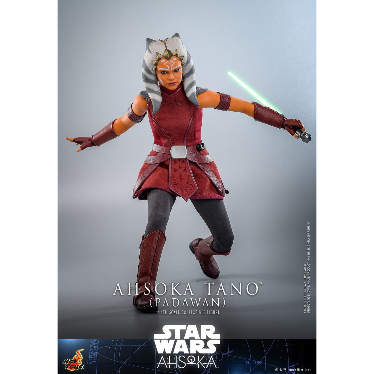 Image produit Figurine articulée Ahsoka Tano (Padawan) 1:6 - Star Wars : Ahsoka
