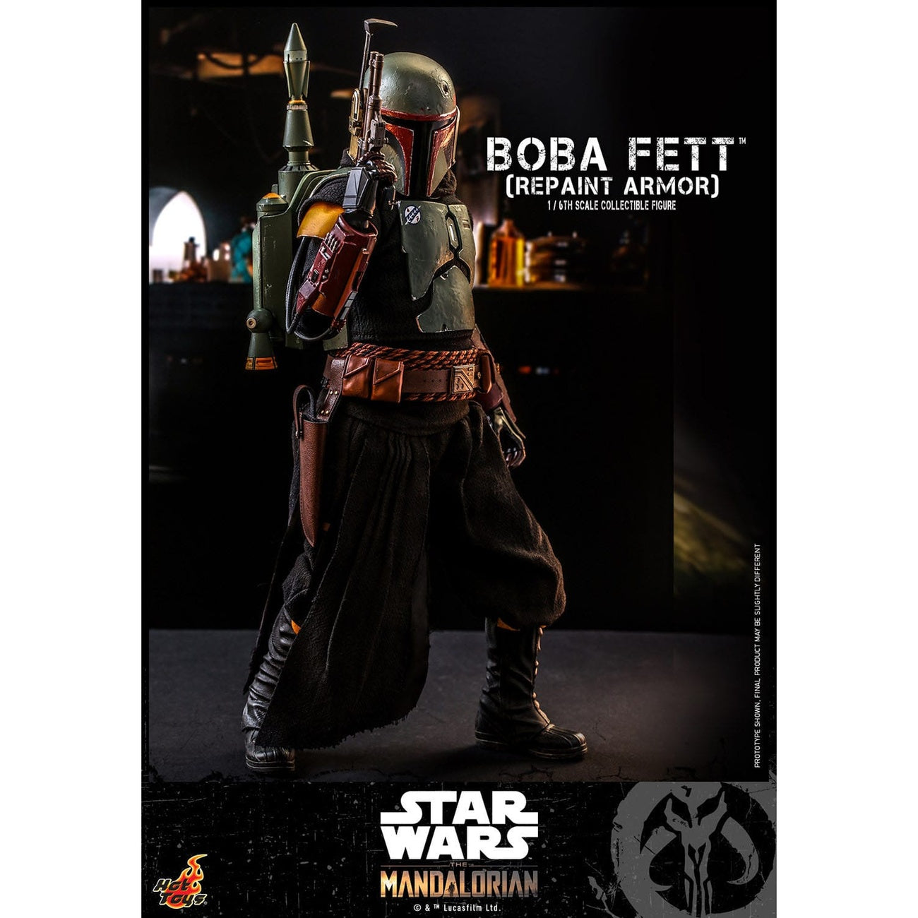 Product image Star Wars: The Mandalorian – Boba Fett Action Figure 1:6 Repaint Armor Special Edition