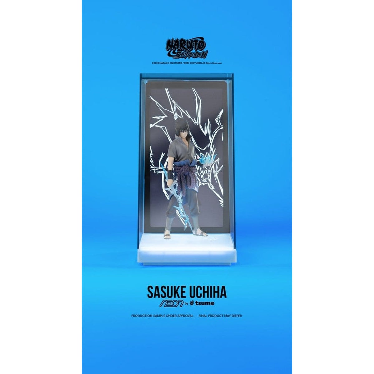 Image produit Naruto - Figurine Sasuke Uchiwa Néon 1:9