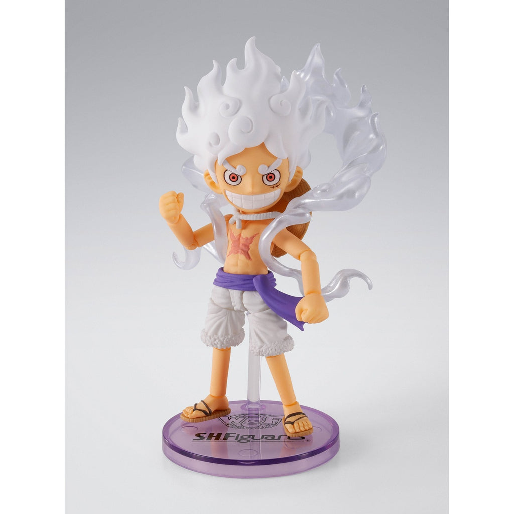 Image produit One Piece : Gear 5 – Monkey D. Luffy World Collectable Figures Figurine d’action S.H. Figuarts