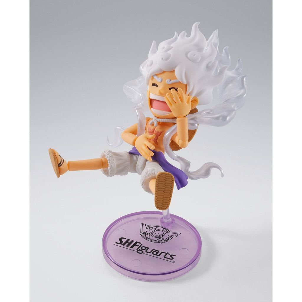 Image produit One Piece : Gear 5 – Monkey D. Luffy World Collectable Figures Figurine d’action S.H. Figuarts