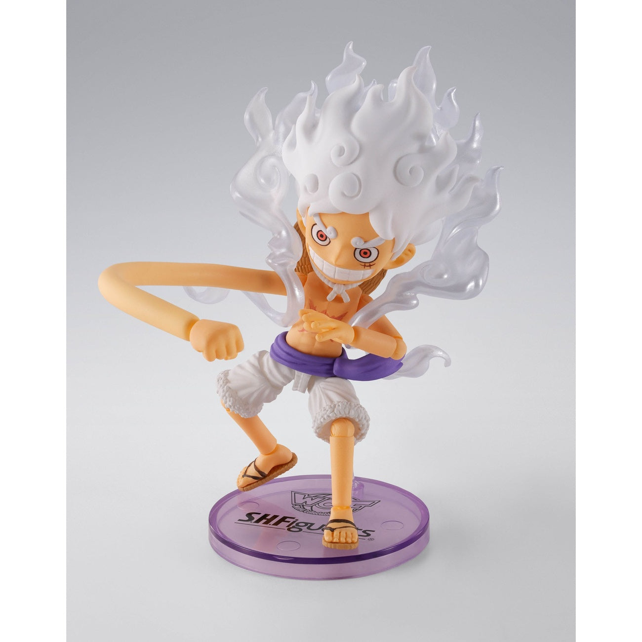 Image produit One Piece : Gear 5 – Monkey D. Luffy World Collectable Figures Figurine d’action S.H. Figuarts