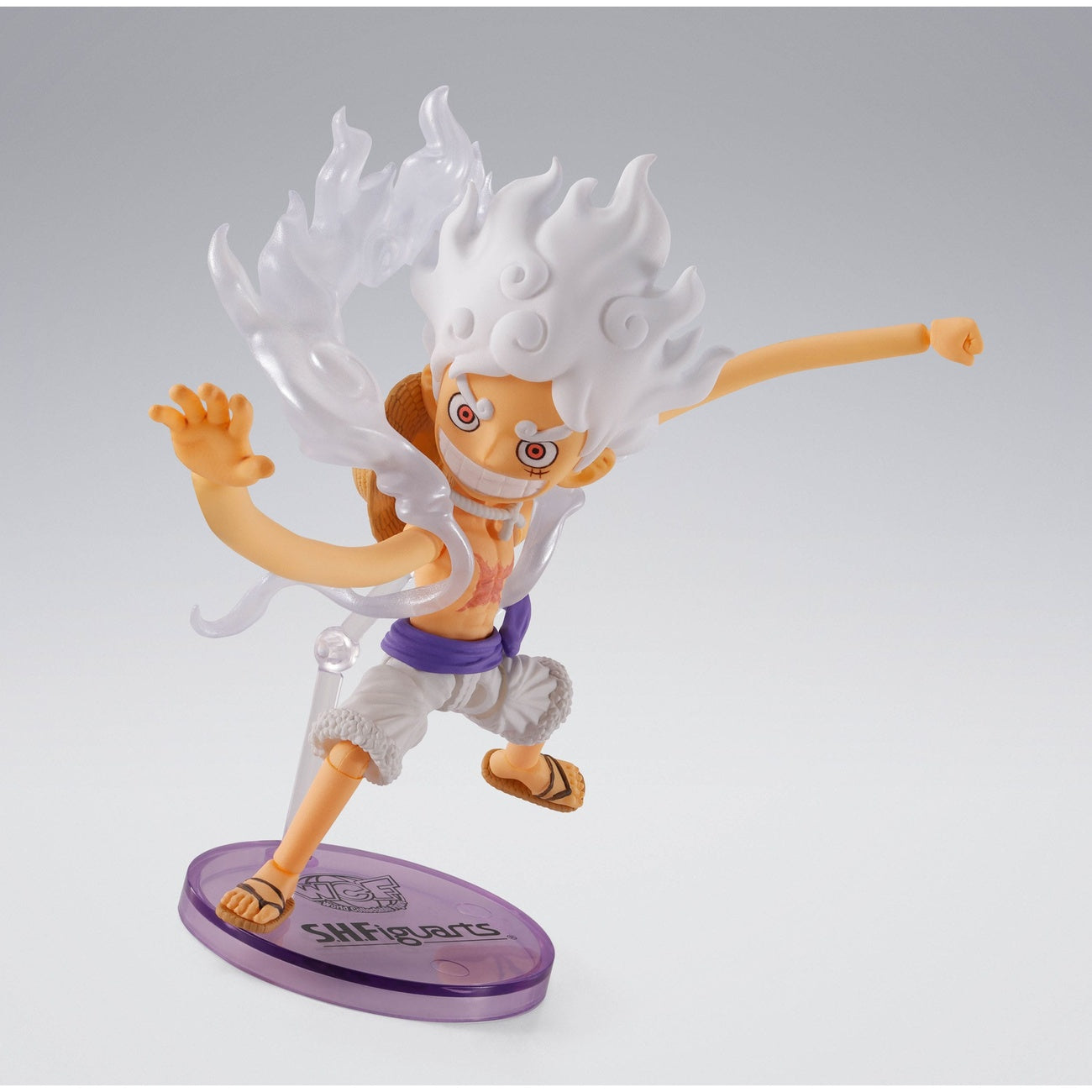 Image produit One Piece : Gear 5 – Monkey D. Luffy World Collectable Figures Figurine d’action S.H. Figuarts