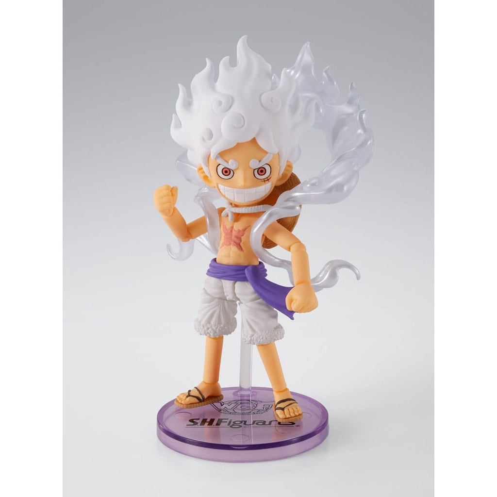 Image produit One Piece : Gear 5 – Monkey D. Luffy World Collectable Figures Figurine d’action S.H. Figuarts