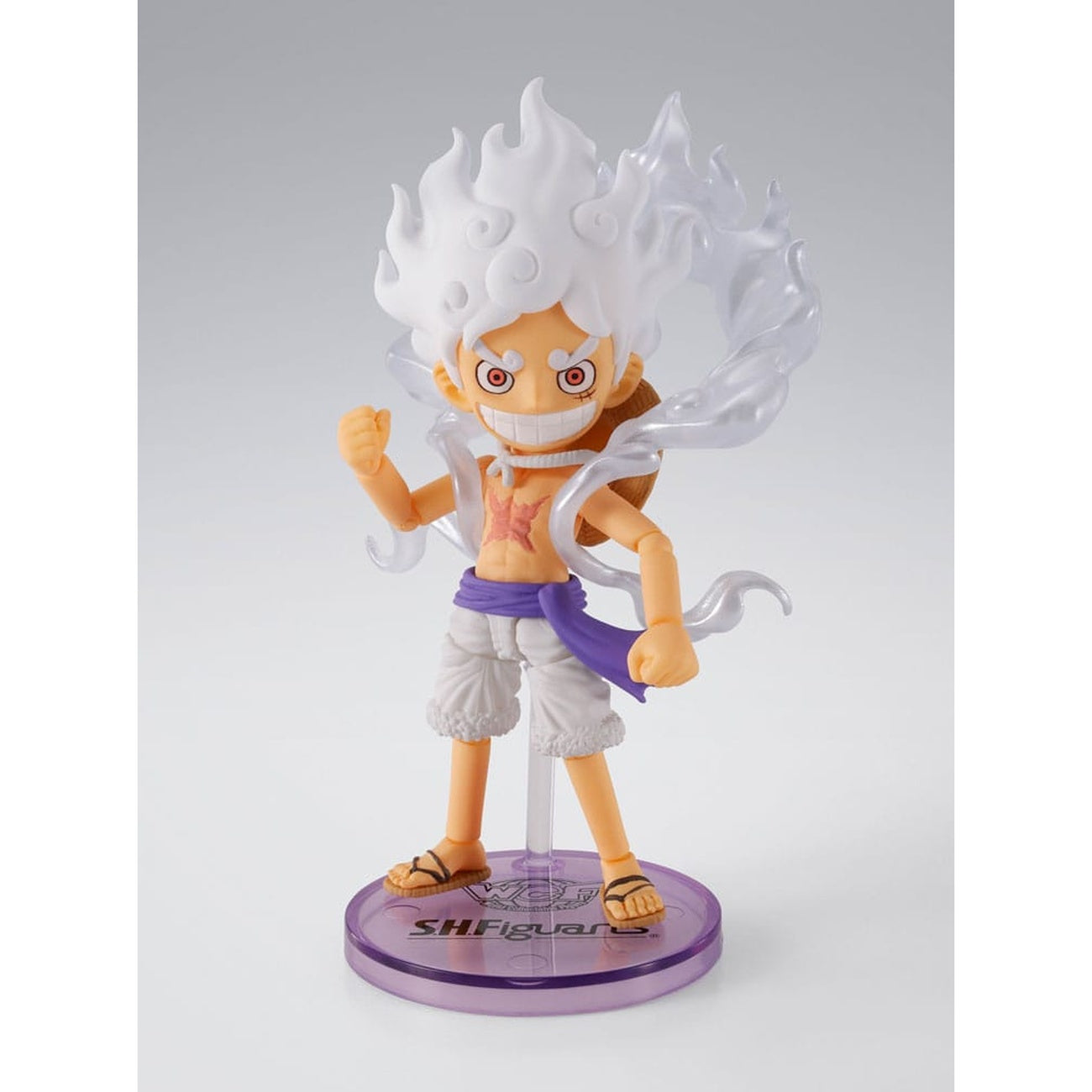 Image produit One Piece : Gear 5 – Monkey D. Luffy World Collectable Figures Figurine d’action S.H. Figuarts