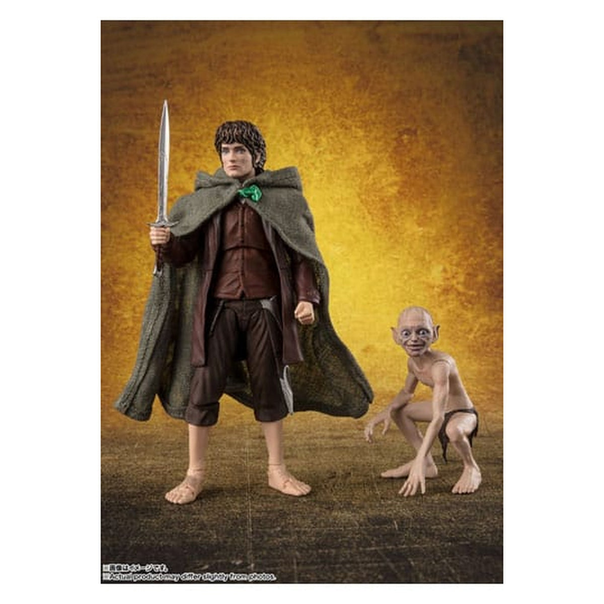 Image produit Le Seigneur des Anneaux - Set de figurines d'action Frodo Baggins & Gollum S.H. Figuarts