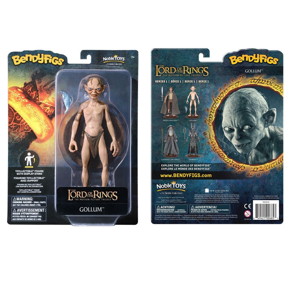 Image produit Le Seigneur des Anneaux - Figurine Gollum Bendyfigs