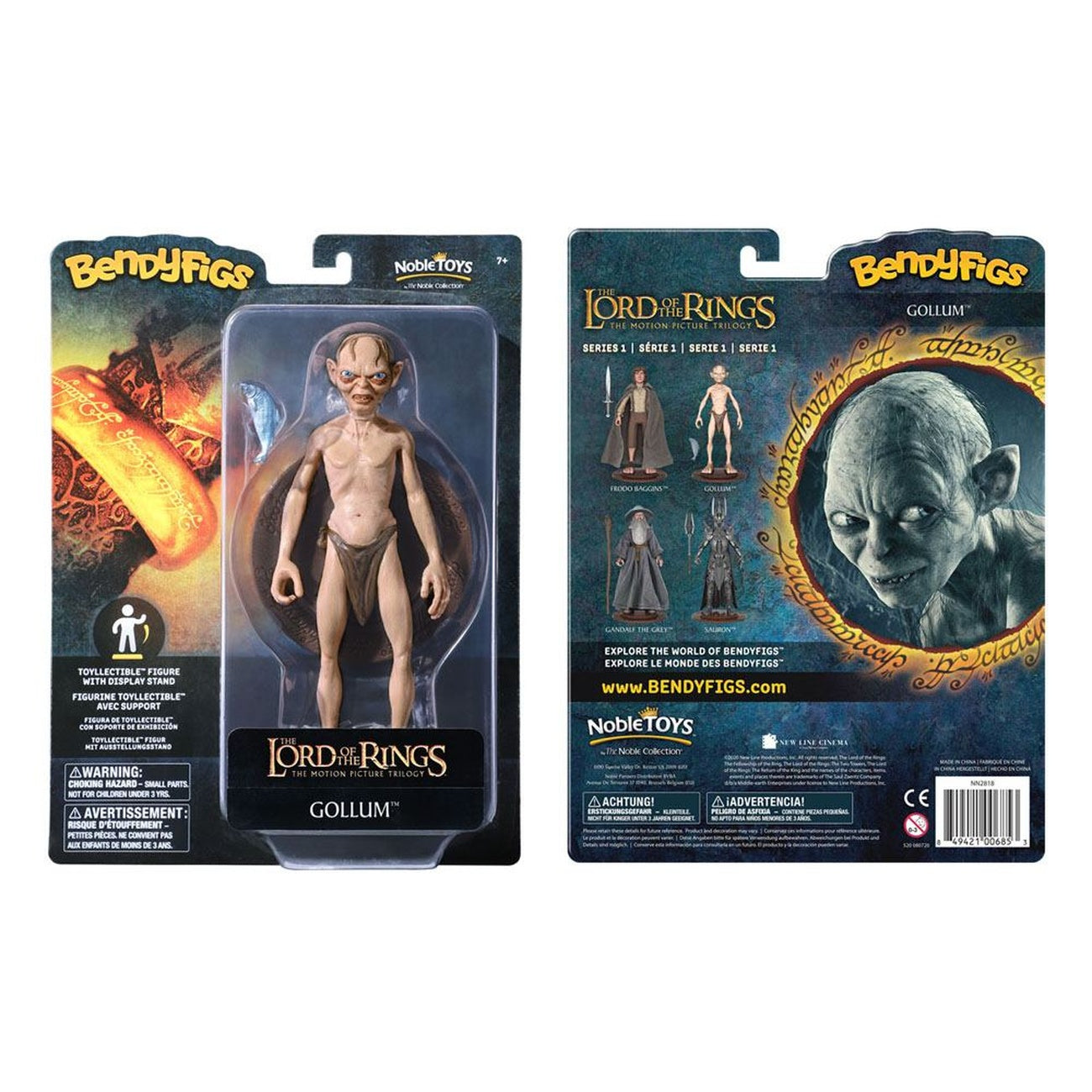 Image produit Le Seigneur des Anneaux - Figurine Gollum Bendyfigs