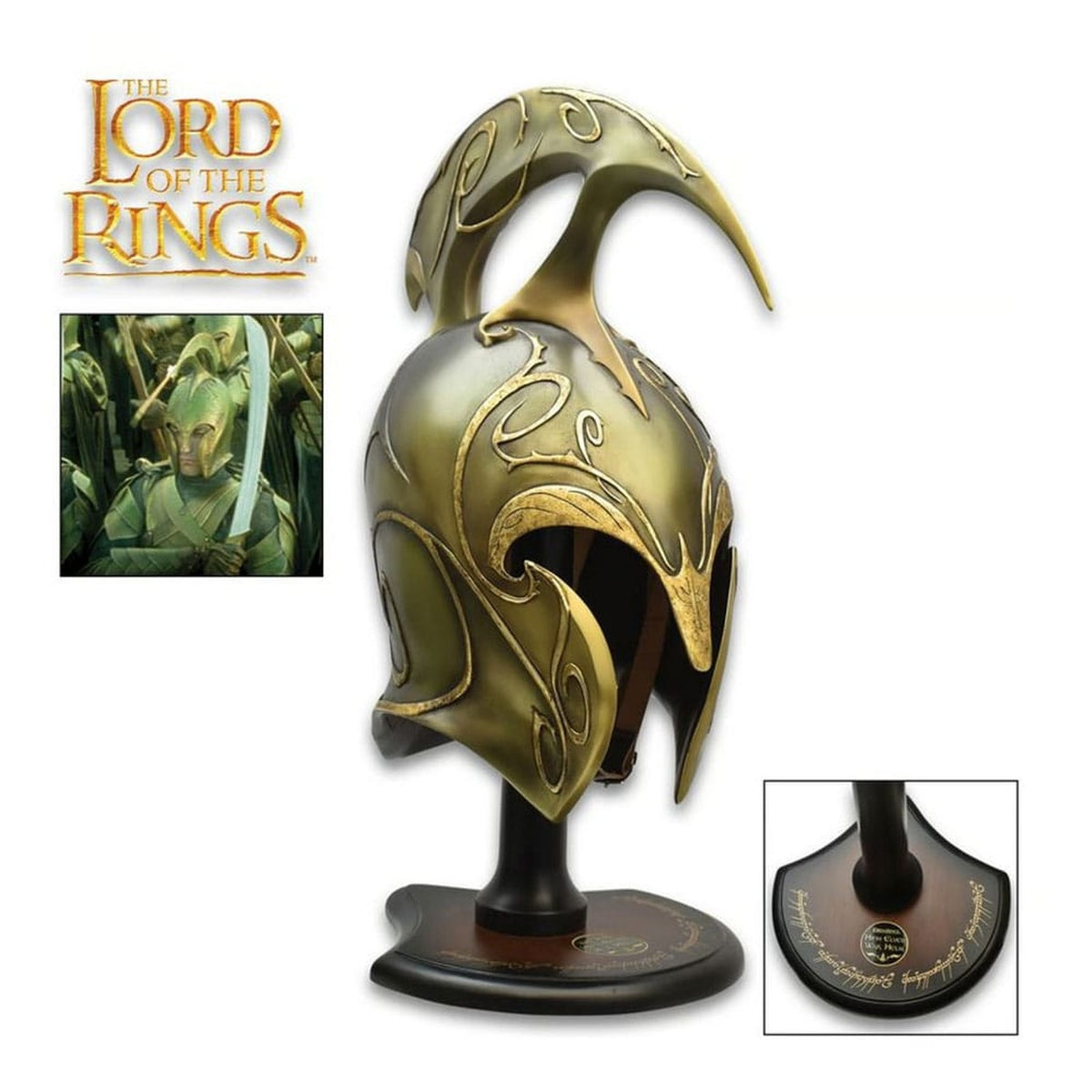 Image produit Le Seigneur des Anneaux - Réplique 1:1 du casque de guerre des Hauts Elfes Édition Limitée