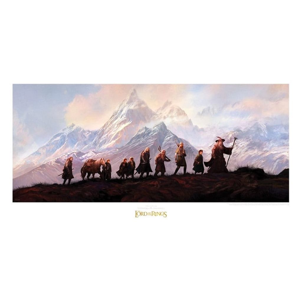 Image produit Le Seigneur des Anneaux - Tirage d’art La Communauté de l’Anneau 20e anniversaire