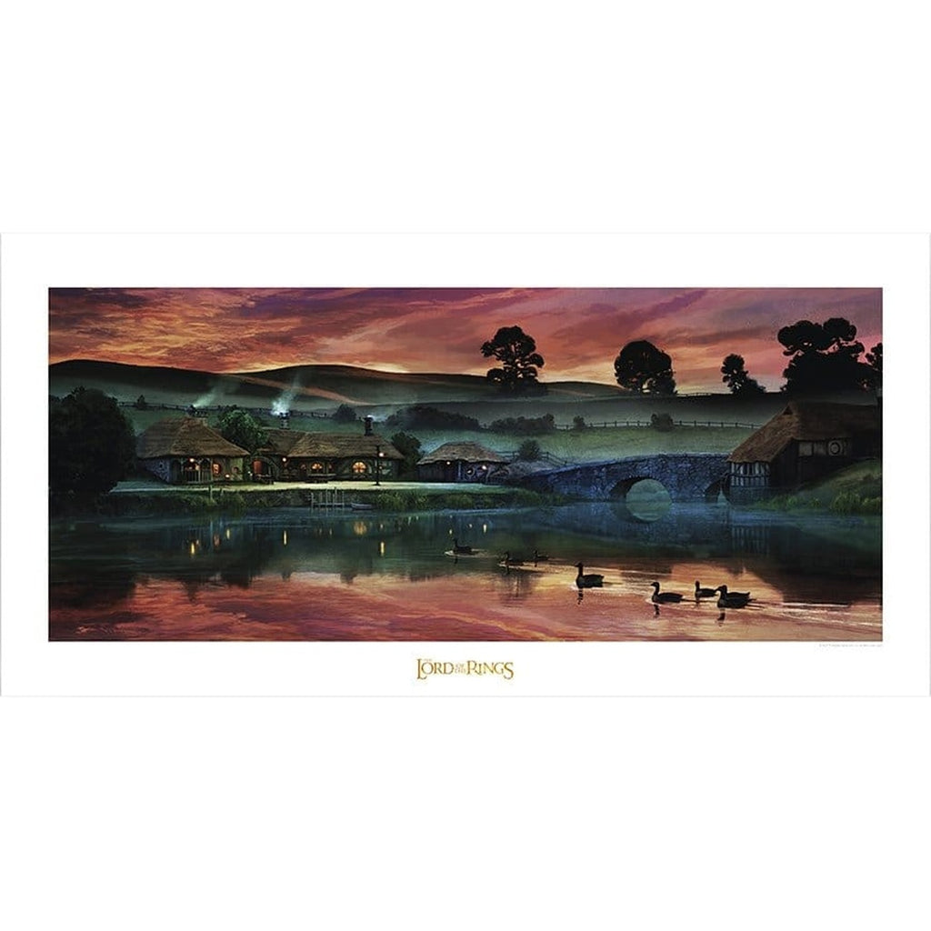 Image produit Le Seigneur des Anneaux - Art print L’Auberge du Dragon Vert