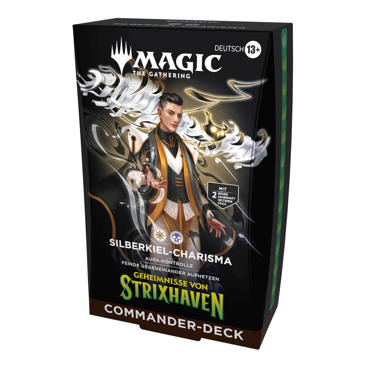 Image produit Strixhaven : L’Académie des Mages Charisme d’Argent-Col Commander Deck version allemande - Magic: The Gathering