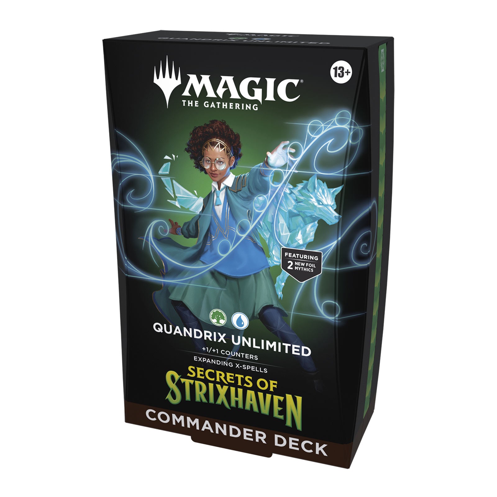Image produit Secret of Strixhaven Quandrix Unlimited Commander Deck version anglaise - Magic: The Gathering