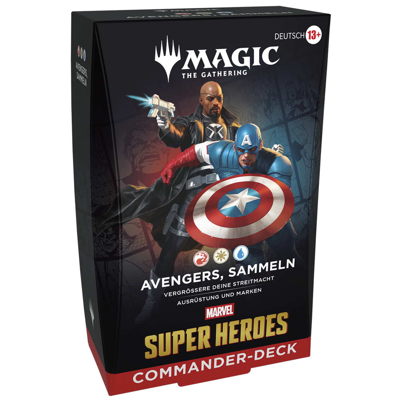Image produit Marvel Super Heroes Avengers Deck Commander version allemande - Magic The Gathering