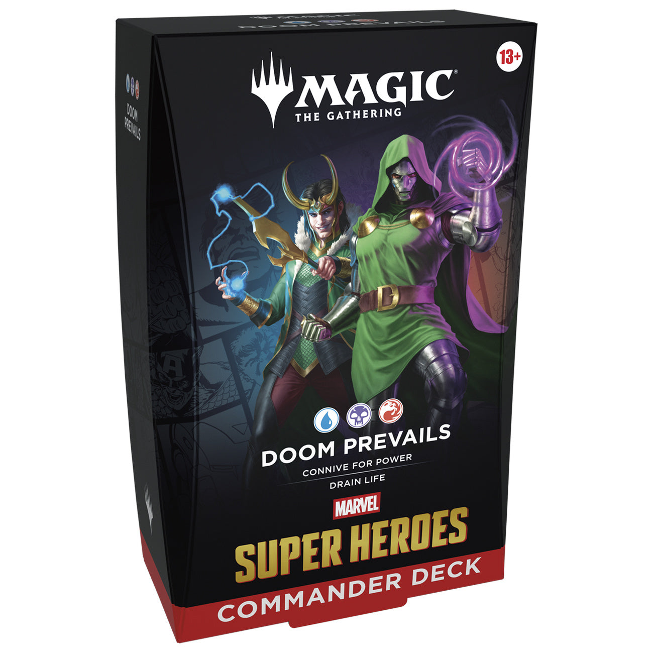 Image produit Marvel Super Heroes Doom Prevails Deck Commander Version Anglaise - Magic: The Gathering