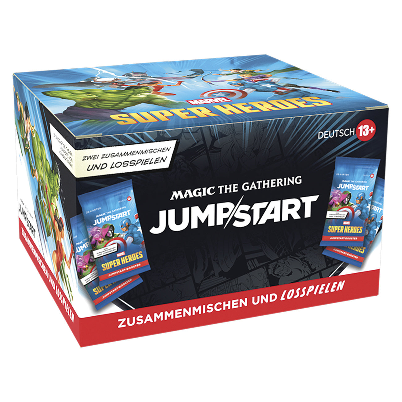 Image produit Marvel Super Heroes Jumpstart Booster Version allemande – Display Magic: The Gathering