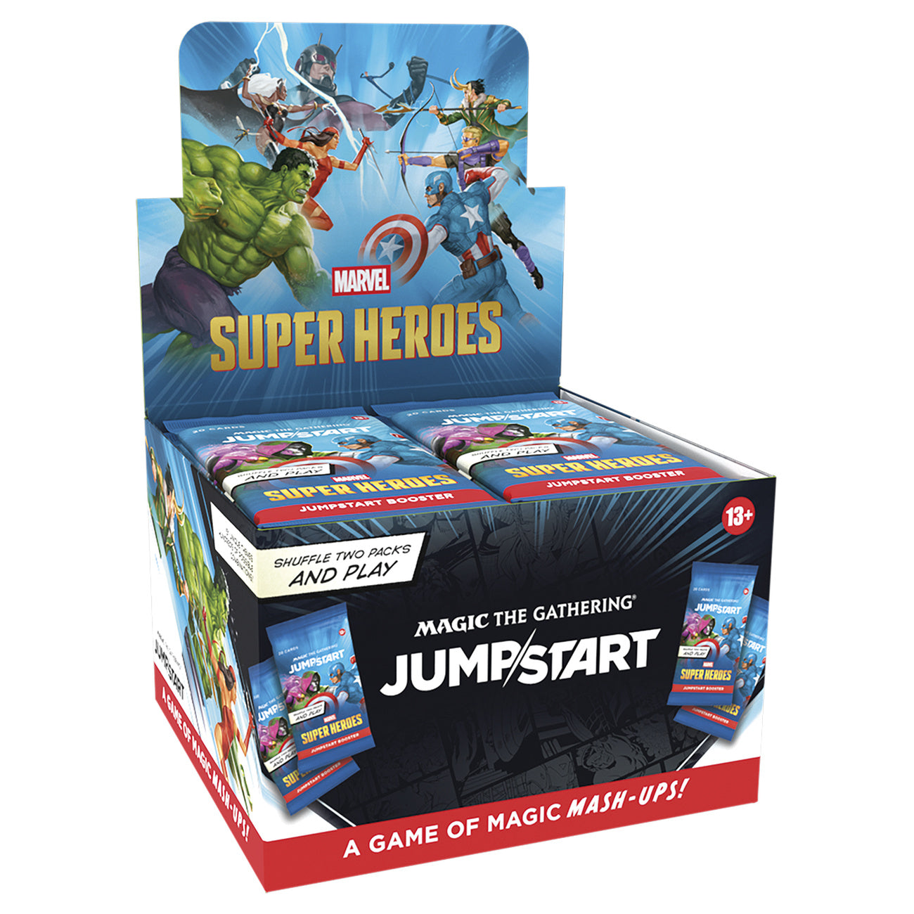 Image produit Marvel Super Heroes Jumpstart Booster Version anglaise – Display Magic: The Gathering
