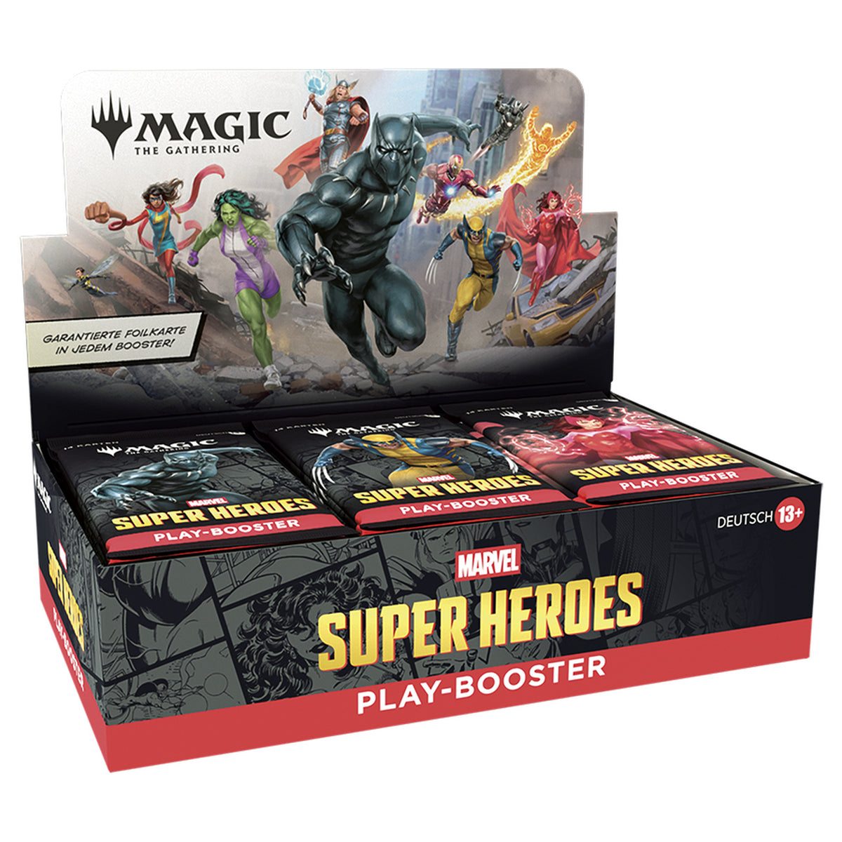 Image produit Marvel Super Heroes Play Booster version allemande - Display Magic: The Gathering