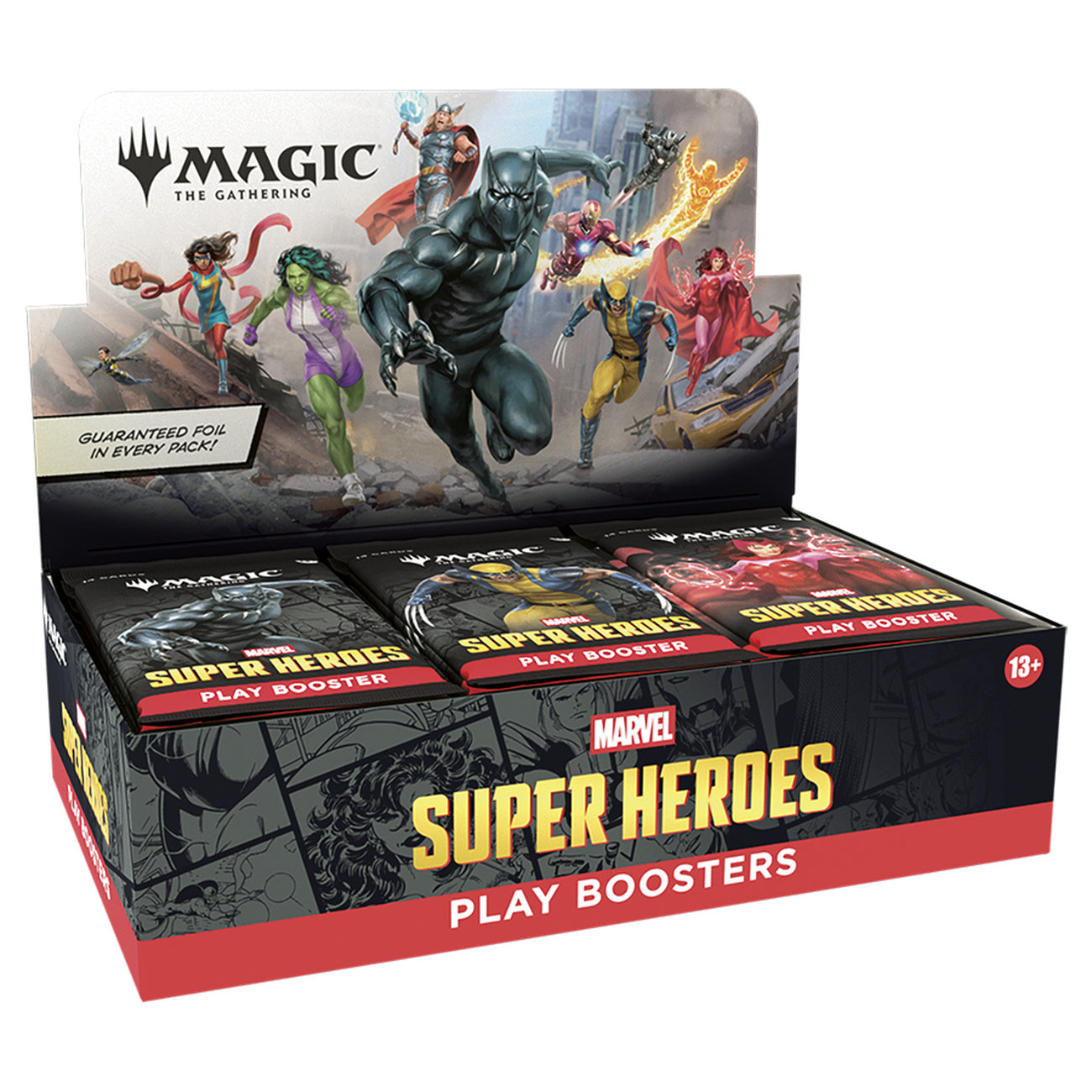 Image produit Marvel Super Heroes Play Booster Version anglaise – Display Magic: The Gathering