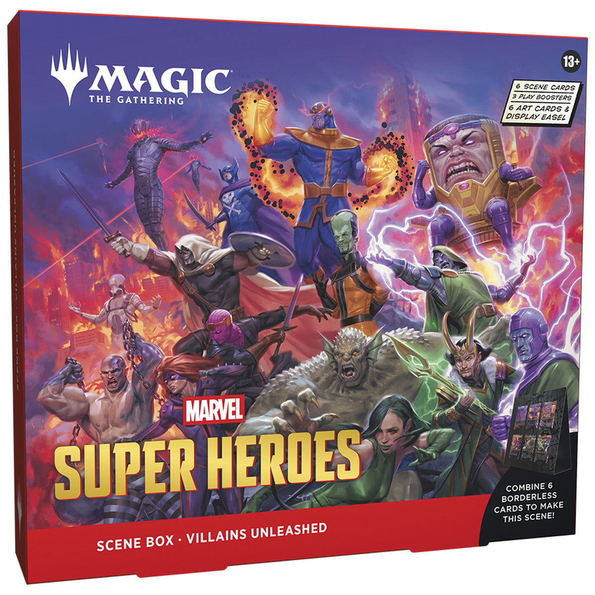 Image produit Marvel Super Heroes Villains Unleashed Scene Box version anglaise – Magic: The Gathering