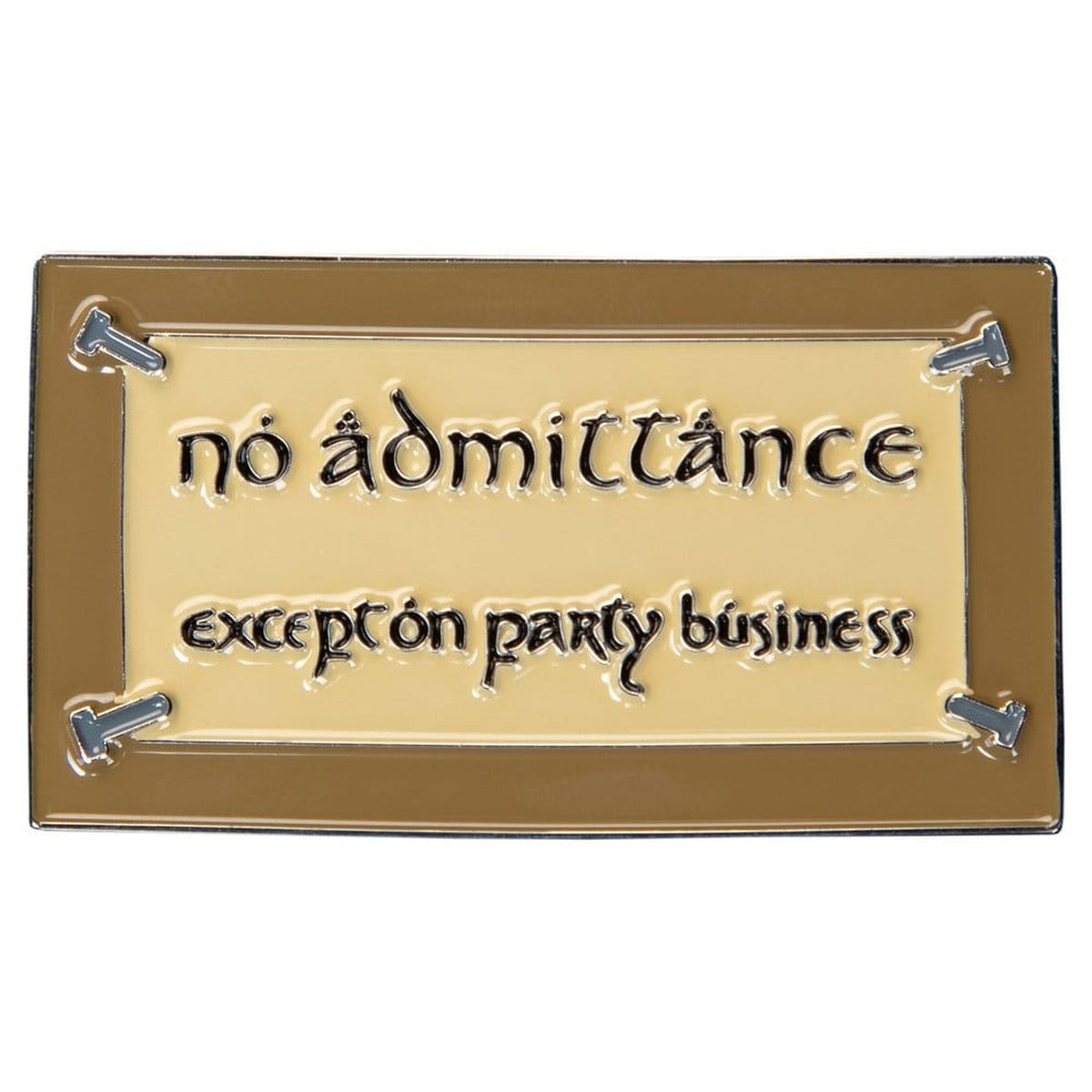 Product image The Lord of the Rings - No Admittance Magnet