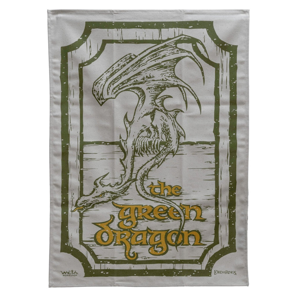 Image produit Le Seigneur des Anneaux - Torchons Auberge du Dragon Vert & Poney Fringant (set de 2)