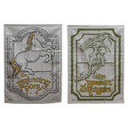 Image produit Le Seigneur des Anneaux - Torchons Auberge du Dragon Vert & Poney Fringant (set de 2)