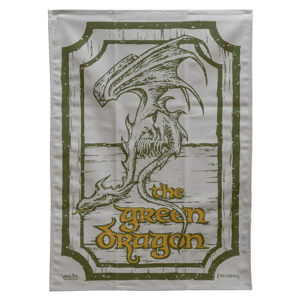 Image produit Le Seigneur des Anneaux - Torchons Auberge du Dragon Vert & Poney Fringant (set de 2)