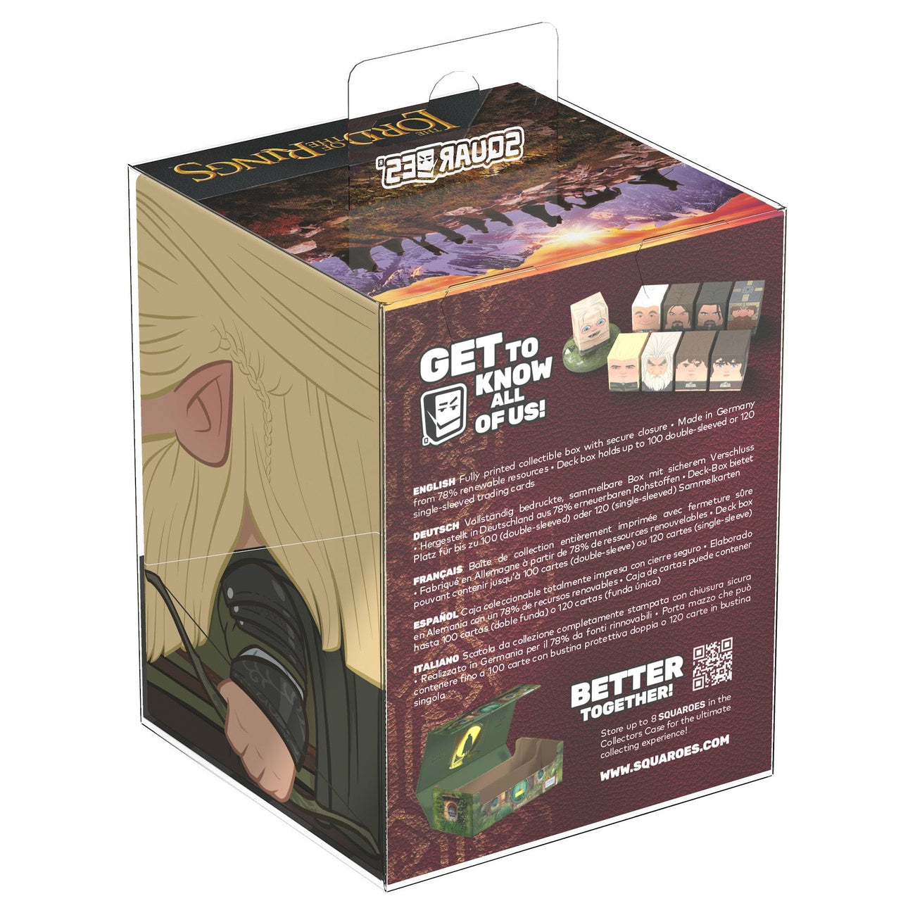 Image produit Boîte à cartes Legolas Ultimate Guard - Le Seigneur des Anneaux
