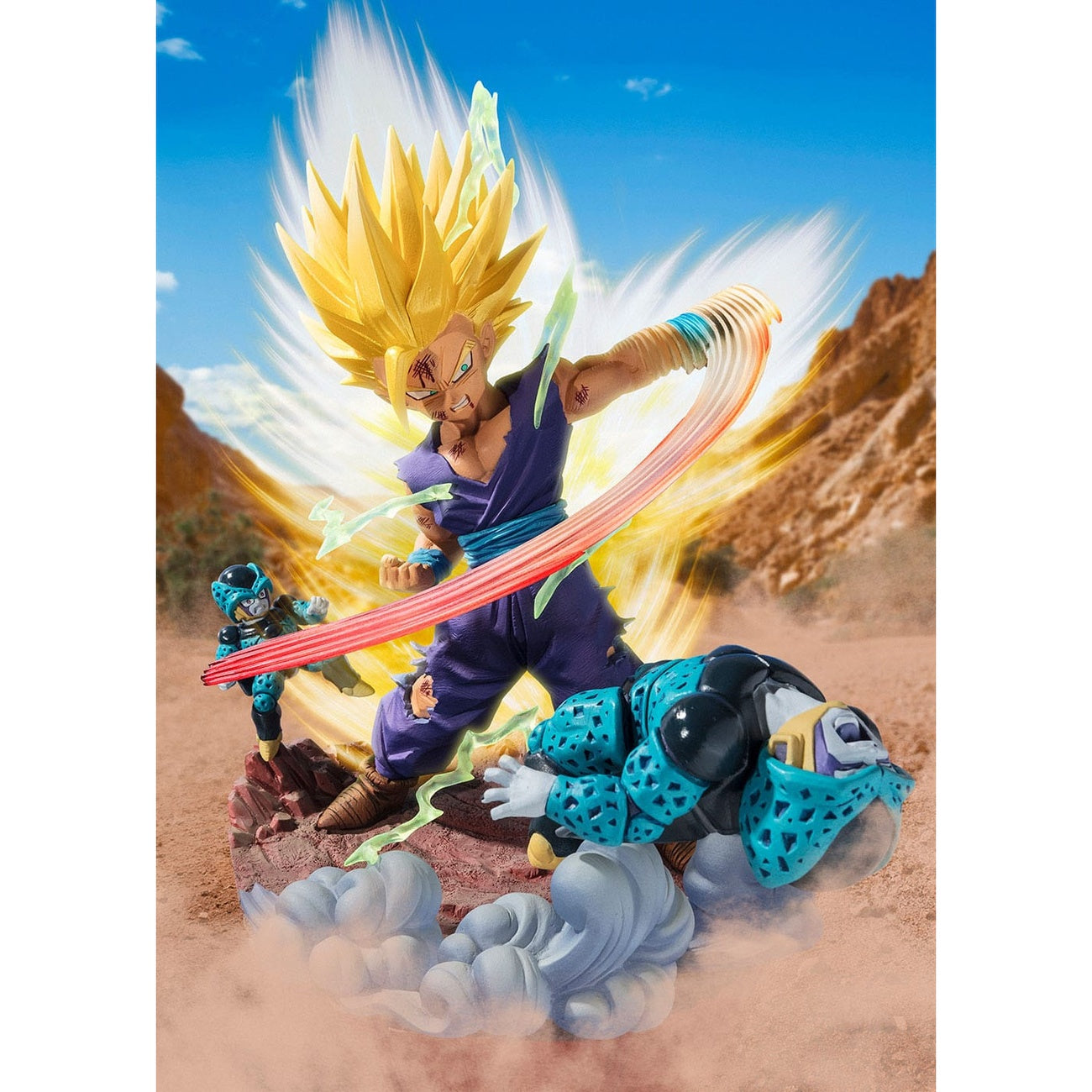 Image produit Dragon Ball FiguartsZERO Extra Battle Statue PVC Super Saiyan 2 Son Gohan -Colère explosant en puissance- 20 cm