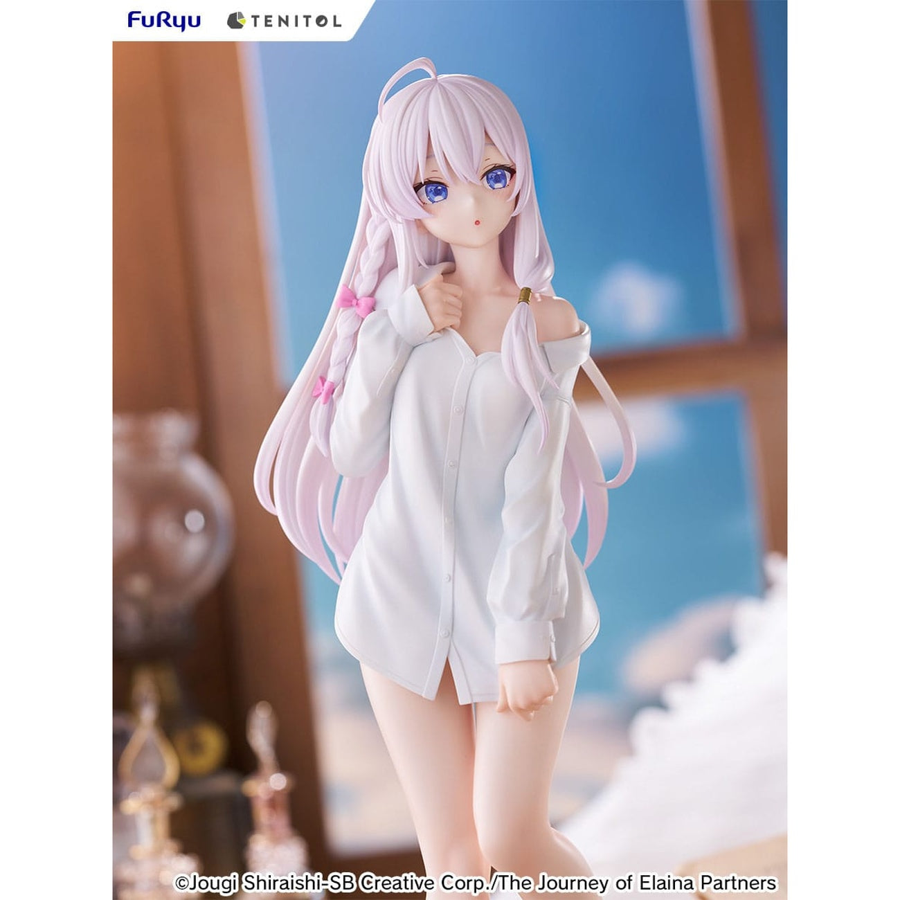 Image produit Wandering Witch: The Journey of Elaina Statue PVC Tenitol Tall Elaina Shirt Ver. 30 cm