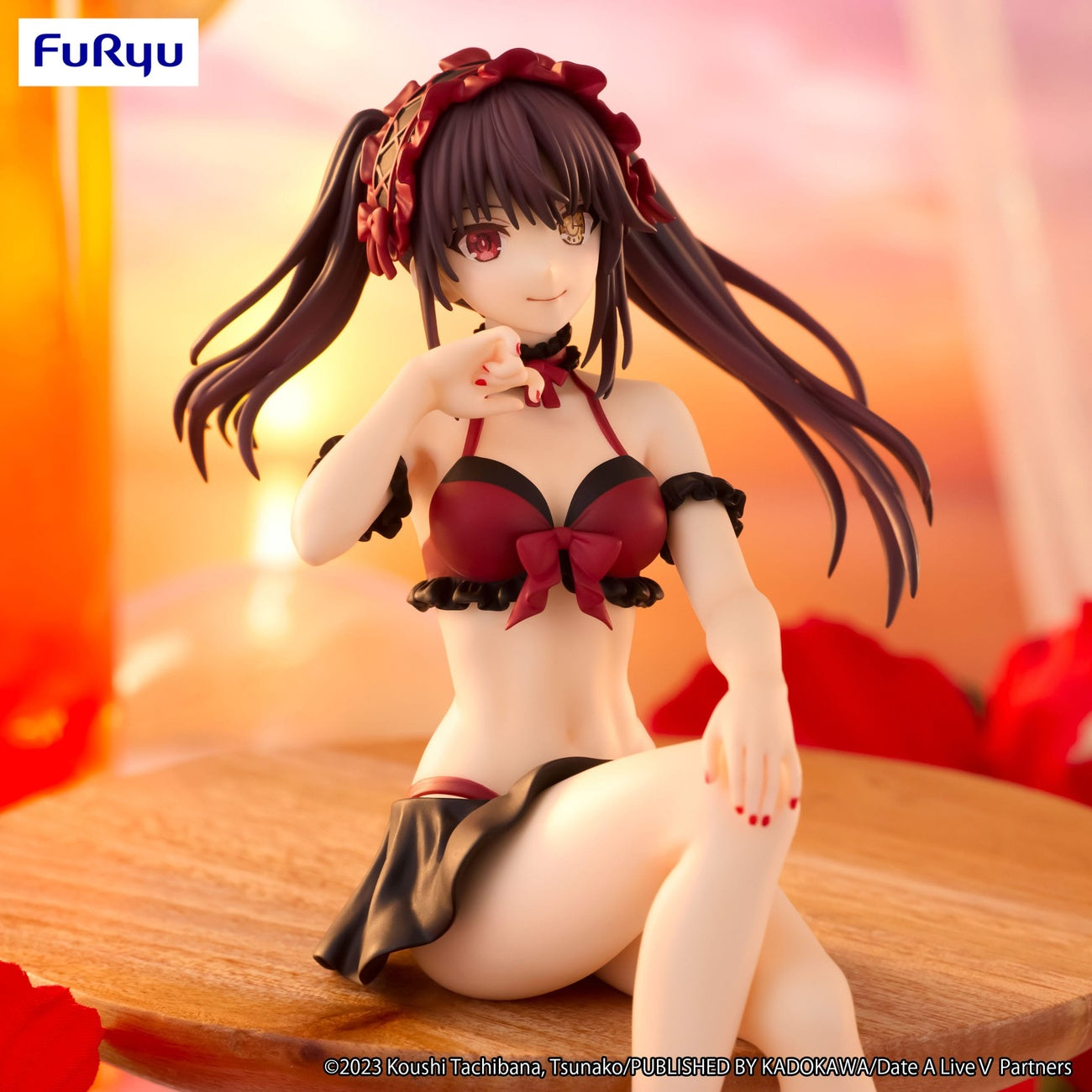 Image produit Date A Live Noodle Stopper Statue PVC Kurumi Tokisaki Swimsuit Ver. 15 cm