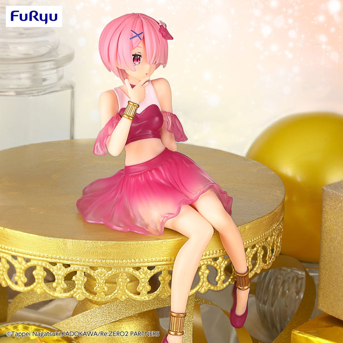 Image produit Re:Zero Starting Life in Another World Statuette PVC Noodle Stopper Ram Twinkle Party Another Color Ver. 14 cm