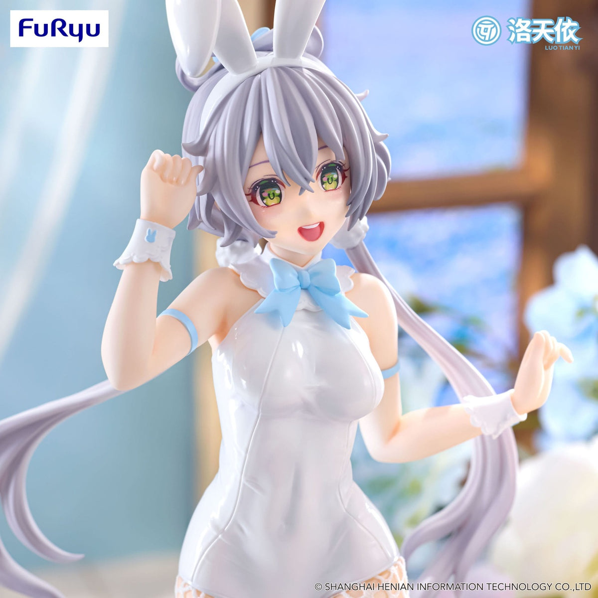 Image produit VTuber BiCute Bunnies Statue PVC V Singer Luo Tian Yi 28 cm