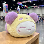 Product image Nemuneko Cat Plush Figure Pastel Panda Big Purple 33 cm