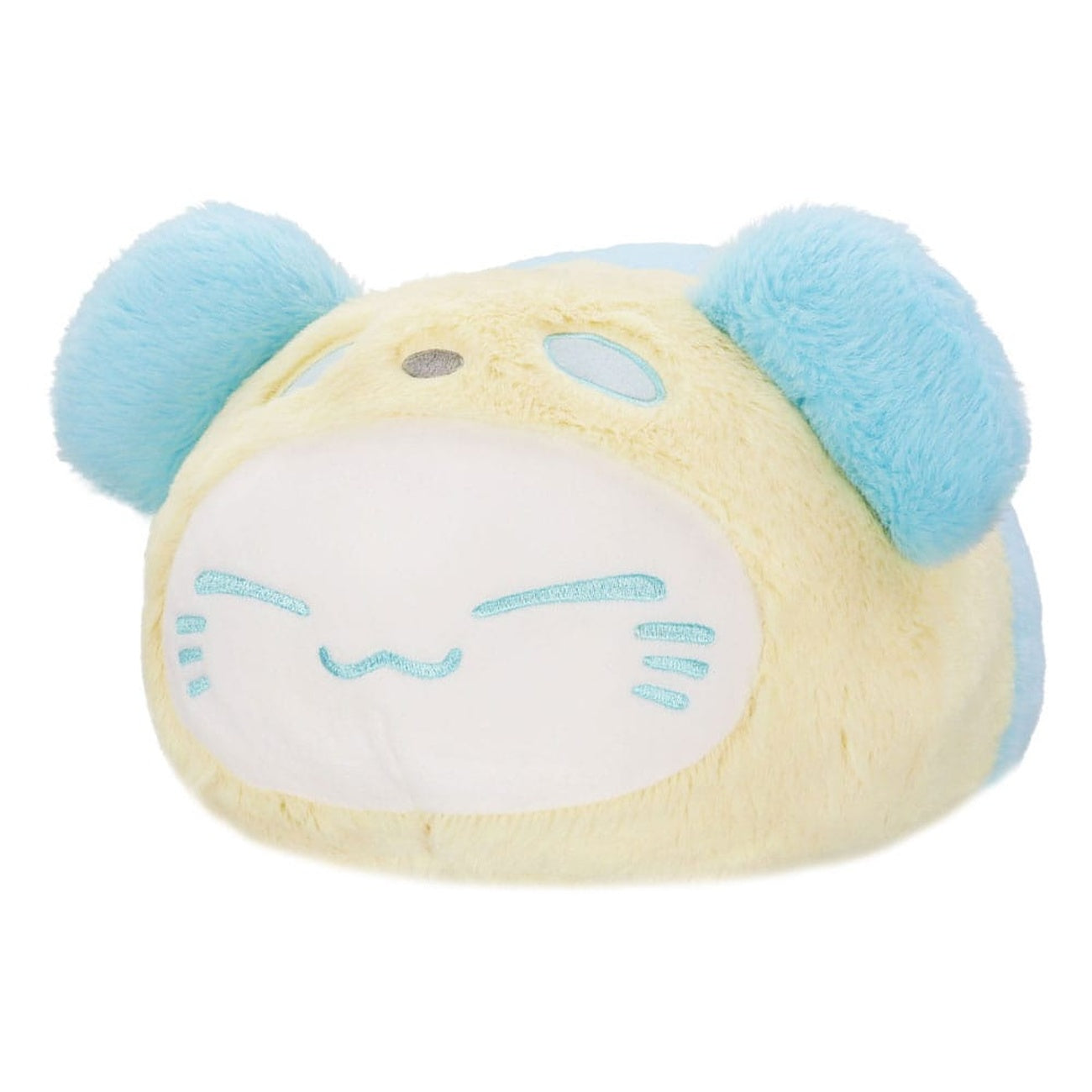 Image produit Nemuneko Peluche Chat Pastel Panda Big Blue 33 cm