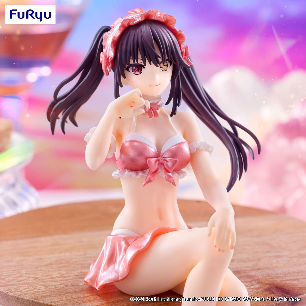Image produit Date A Live V Statue PVC Noodle Stopper Kurumi Tokisaki Swimsuit Pastel Red Color Ver. 15 cm