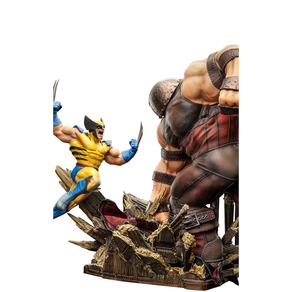 Image produit Marvel BDS Art Scale Statue 1/10 Wolverine vs Juggernaut heo EU Exclusive 30 cm
