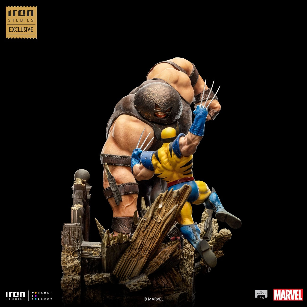 Image produit Marvel BDS Art Scale Statue 1/10 Wolverine vs Juggernaut heo EU Exclusive 30 cm