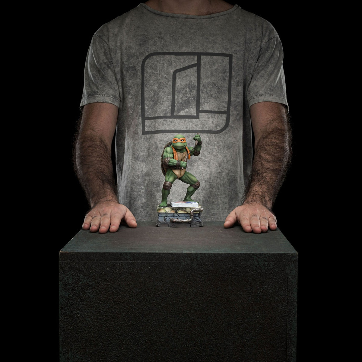 Image produit Teenage Mutant Ninja Turtles Statue Art Scale 1/10 Michelangelo 19 cm