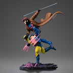 Image produit Marvel Statue Deluxe Art Scale 1/10 X-Men97 Gambit & Wolverine 29 cm