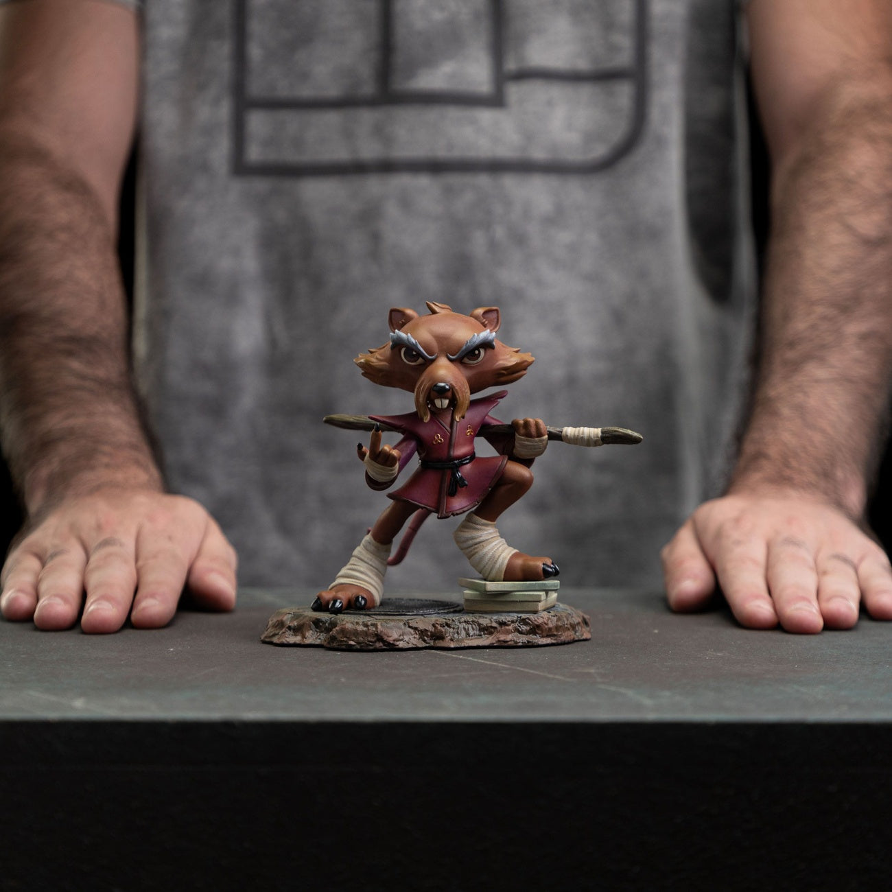 Image produit Teenage Mutant Ninja Turtles figurine Mini Co. PVC Maître Splinter Comics 12 cm