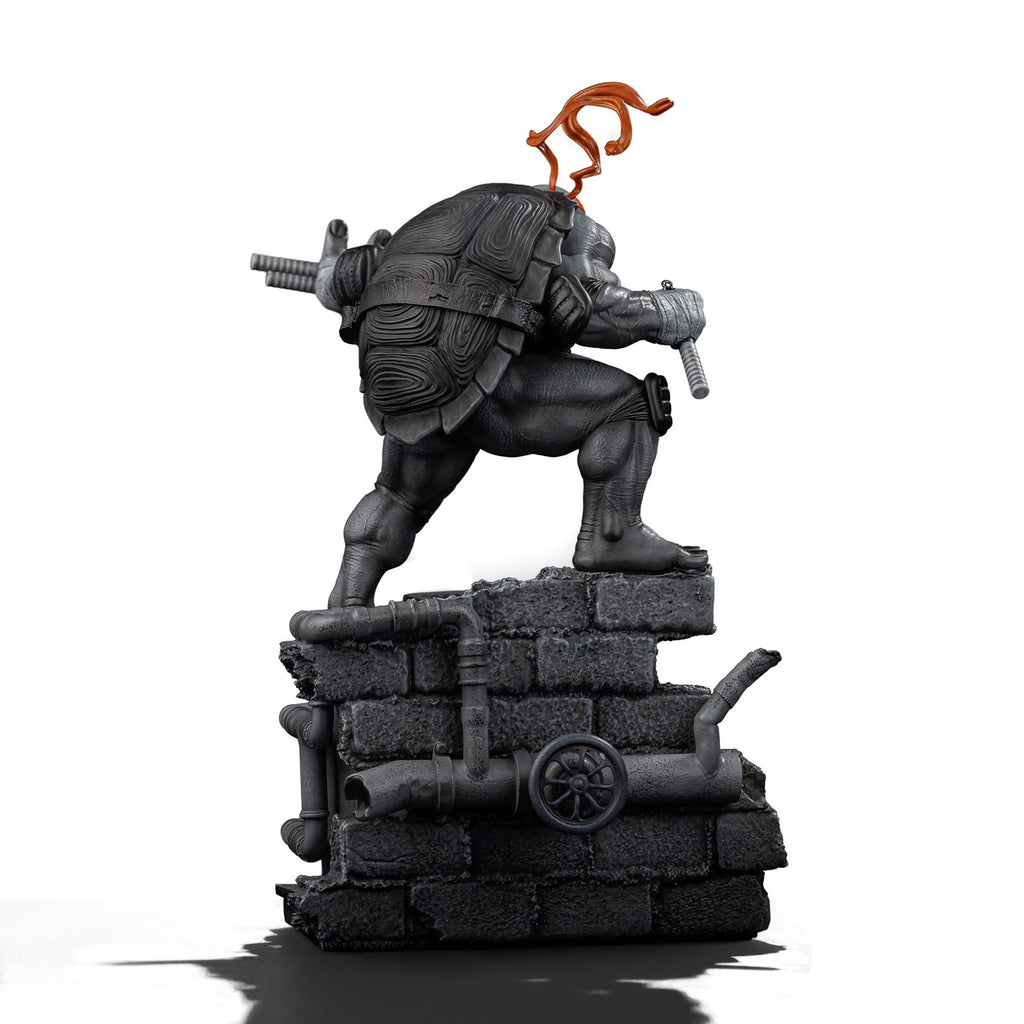 Image produit Teenage Mutant Ninja Turtles Statue Art Scale 1/10 Michelangelo Variante Noir et Blanc 26 cm heo exclusive