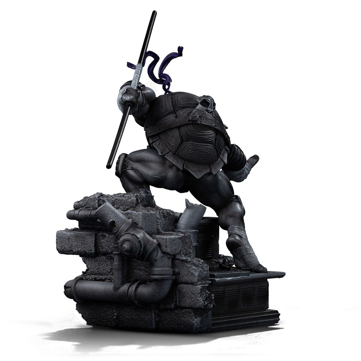 Image produit Teenage Mutant Ninja Turtles Statue Art Scale 1/10 Donatello Variante Noir et Blanc 26 cm heo exclusive