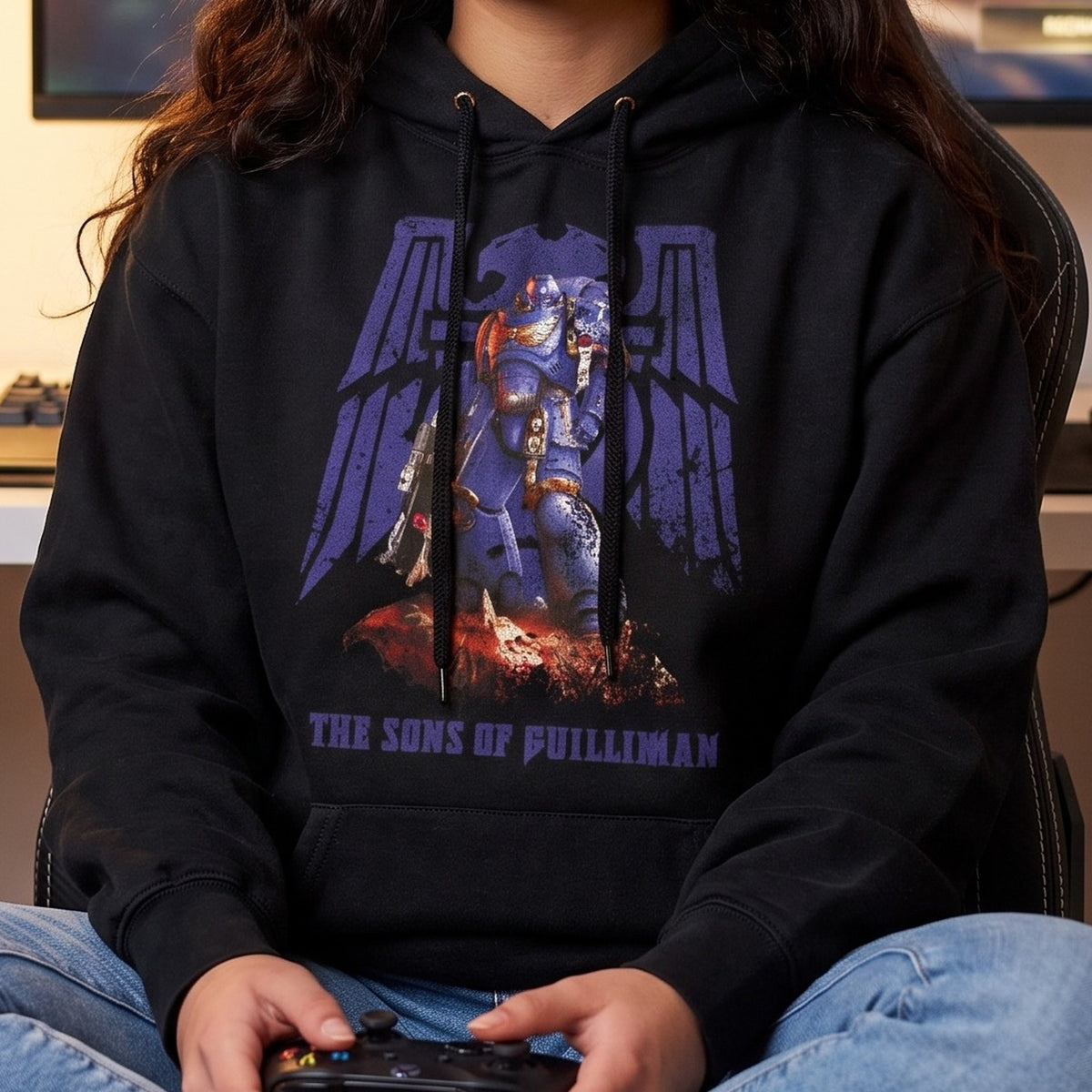 Image produit Warhammer - Hoodie Space Marines noir