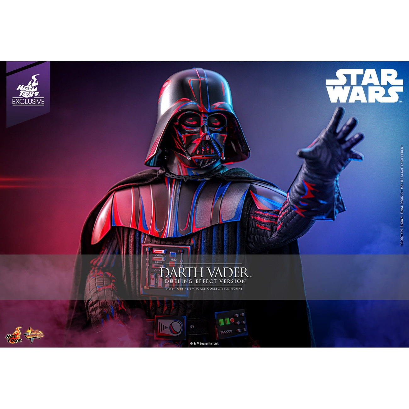 Image produit Star Wars Movie Masterpiece figurine articulée 1/6 Dark Vador (Dueling Effect Version) Hot Toys Exclusive 35 cm