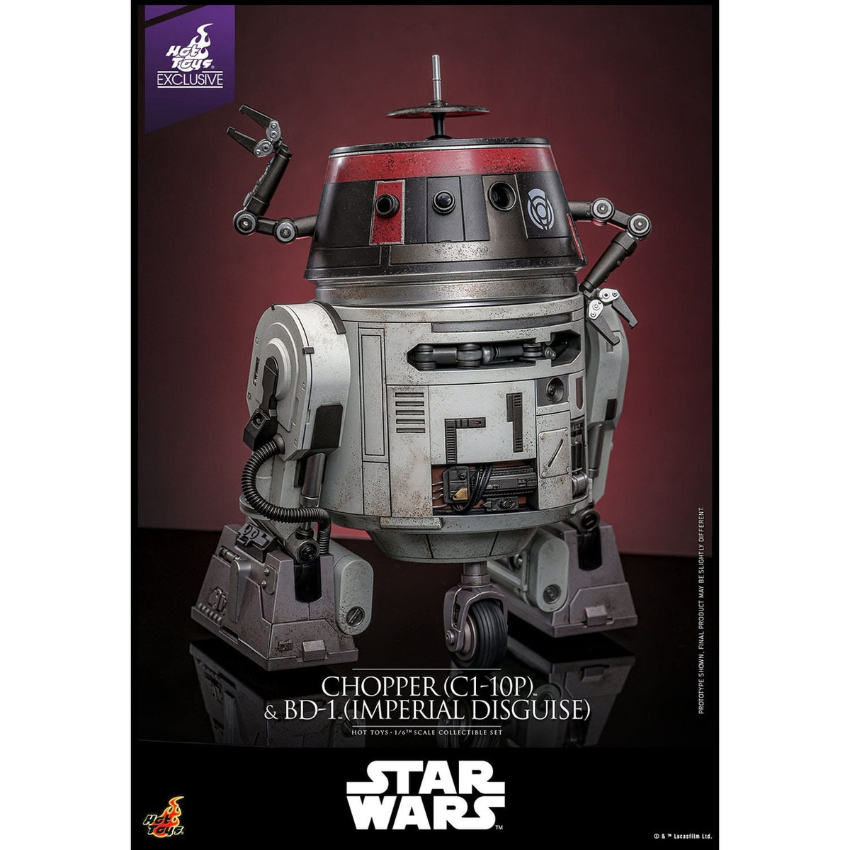 Product image Star Wars Action Figure Set 1/6 Chopper (C1-10P™) & BD-1™ (Imperial Disguise) 18 cm & 8 cm
